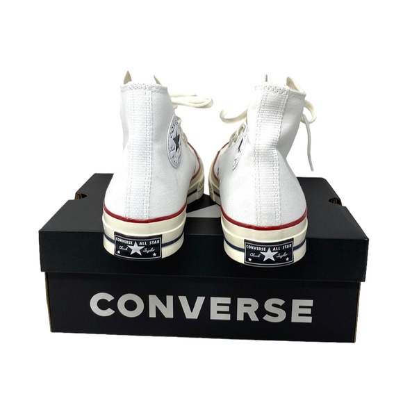 Converse Chuck Taylor High Top Red White Canvas Women's Size Sneakers 162056C - Picture 8 of 10